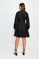 Thumbnail for your product : Karen Millen Cotton Cut Work Short Dress