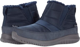 blue skechers boots