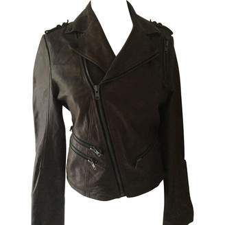 Factory Brooklyn Bridge \N Camel Leather Leather Jacket for Women