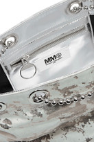 Thumbnail for your product : MM6 MAISON MARGIELA Metallic Textured-Leather Shoulder Bag