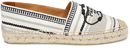 Prada logo canvas espadrilles Outlet