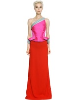 Thumbnail for your product : Antonio Berardi Stretch Cady Embellished Bustier Dress