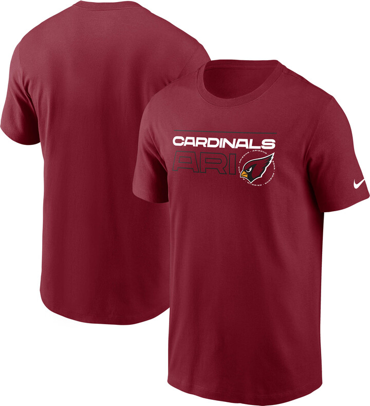 Men's Nike Cardinal Arizona Cardinals Broadcast Essential T-Shirt