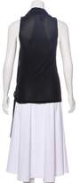 Thumbnail for your product : Alexander McQueen Sleeveless Draped Top