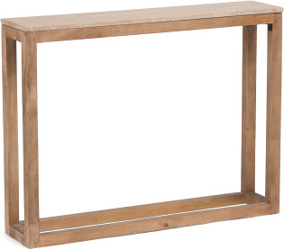 TJMAXX 29In Travertine Top Console Table - ShopStyle