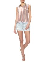 Thumbnail for your product : Equipment Red Striped Signature Shirt