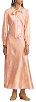 Thumbnail for your product : Polo Ralph Lauren Rily Long-Sleeve Silk Dress