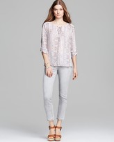 Thumbnail for your product : NYDJ Isabelle Paisley Print Blouse