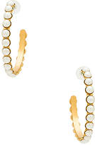 Thumbnail for your product : Elizabeth Cole Pearlie Earrings