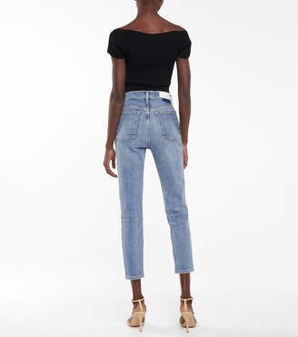 RE/DONE High-rise slim jeans