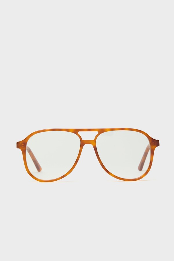 Lu Goldie Maple Blue Light Scout Glasses