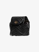 Thumbnail for your product : Gucci Ladies Black Chevron Leather GG Marmont Matelasse Backpack