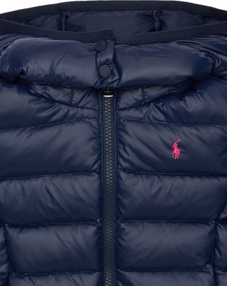 Ralph Lauren Padded Nylon Jacket W/ Hood