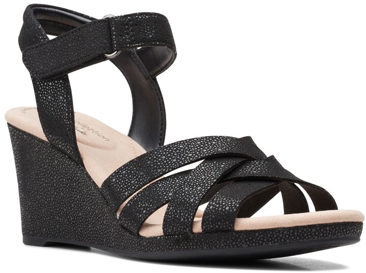 Clarks Lafley Leah Wedge Sandal ShopStyle