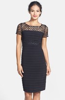 Thumbnail for your product : Adrianna Papell Illusion Yoke Jersey Sheath Dress