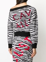 Thumbnail for your product : Just Cavalli Zebra Pattern Jumper