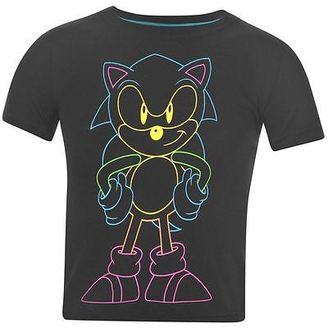 Character Kids Tee SS Infant Boys Short Sleeved Sonic Design Casual T Shirt