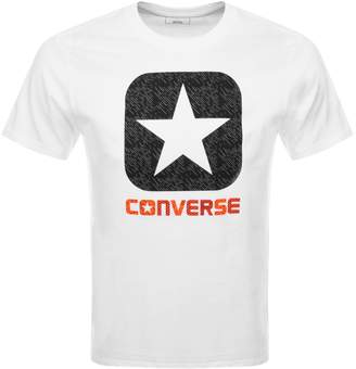 Converse Box Star Logo T Shirt White