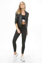 Thumbnail for your product : Forever 21 Active Metallic Striped Leggings