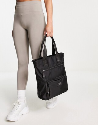 ELLE Sport front pocket tote bag in black - ShopStyle