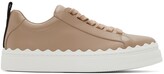 Thumbnail for your product : Chloé Taupe Lauren Sneakers
