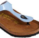Thumbnail for your product : Birkenstock Gizeh Lagoon Blue Patent Flat Sandals