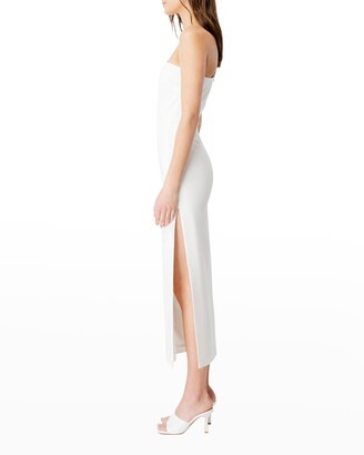 Bardot Jenna One-Shoulder Cutout Slit Dress