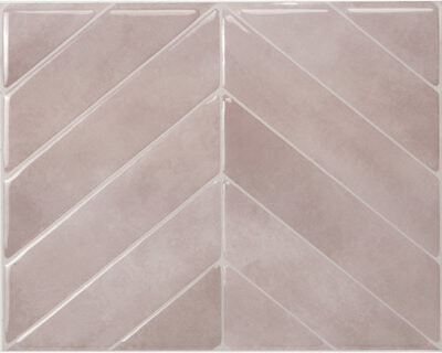 Smart Tiles Peel and Sick Gel Backsplash Chevron Tile 11" x 9" (Set of 4)