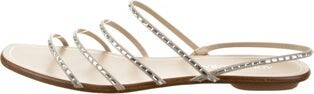 Aquazzura Leather Slides