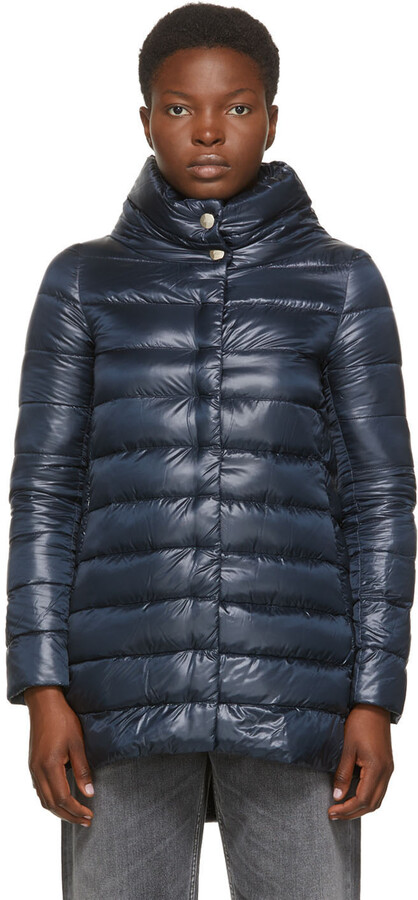 herno navy coat
