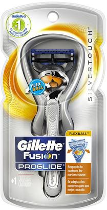 Gillette Fusion ProGlide SilverTouch Razor with FlexBall Handle Technology & 1 Razor Blade