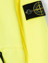 Thumbnail for your product : Stone Island Junior logo patch hooded jacket
