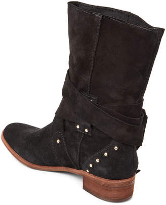 See by Chloe Black Suede Studded Boots