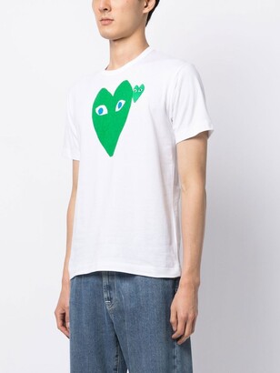 Comme des Garçons PLAY heart-print cotton T-shirt