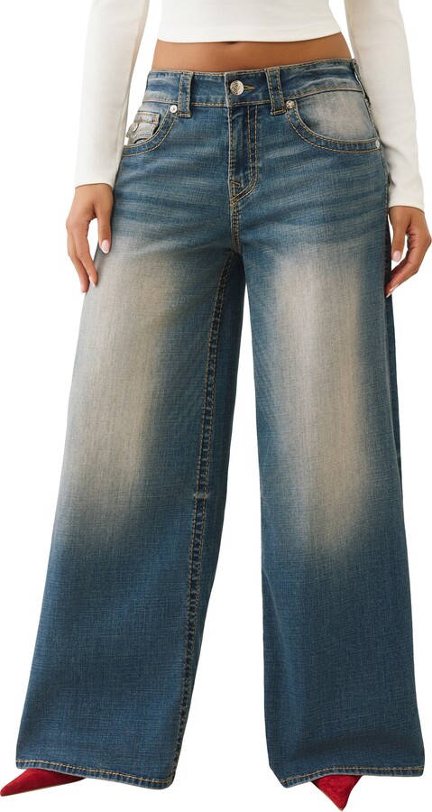 True Religion Jessie Wide Leg Jeans