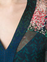 Thumbnail for your product : AILANTO floral sheer kaftan dress