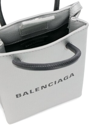 Balenciaga Logo Print Crossbody Bag