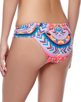 Thumbnail for your product : Mara Hoffman Printed Ruched-Side Swim Bottom