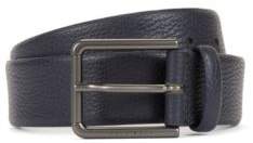 BOSS Hugo Leather Belt Sily 30 Dark Blue