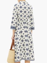 Thumbnail for your product : Le Sirenuse Positano Le Sirenuse, Positano - Lucy Positano-print Cotton-poplin Dress - Blue Print