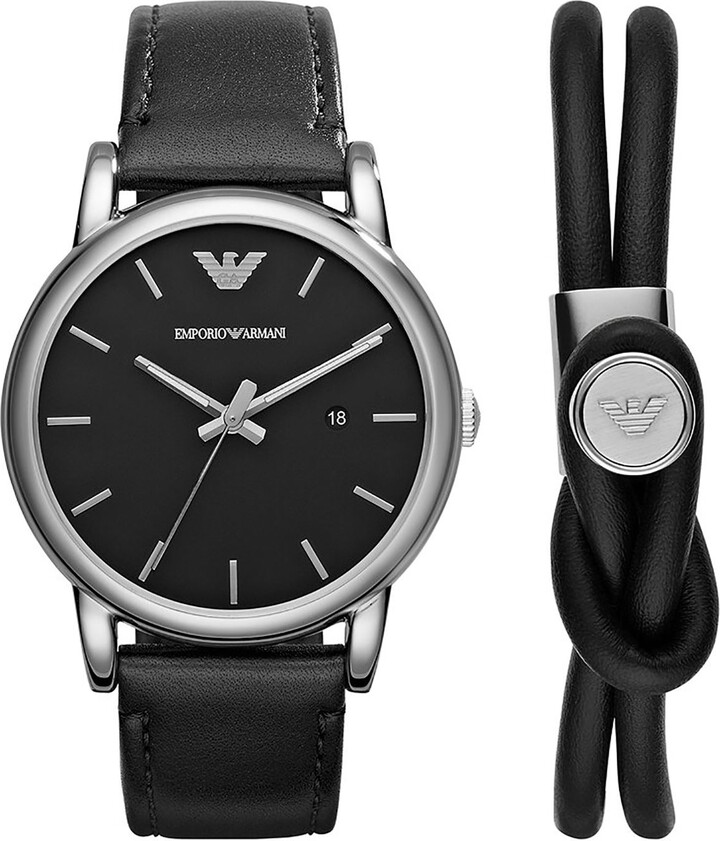 Mens Emporio Armani Black Watches | ShopStyle