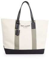 Thumbnail for your product : Saint Laurent Striped Canvas Beach Tote