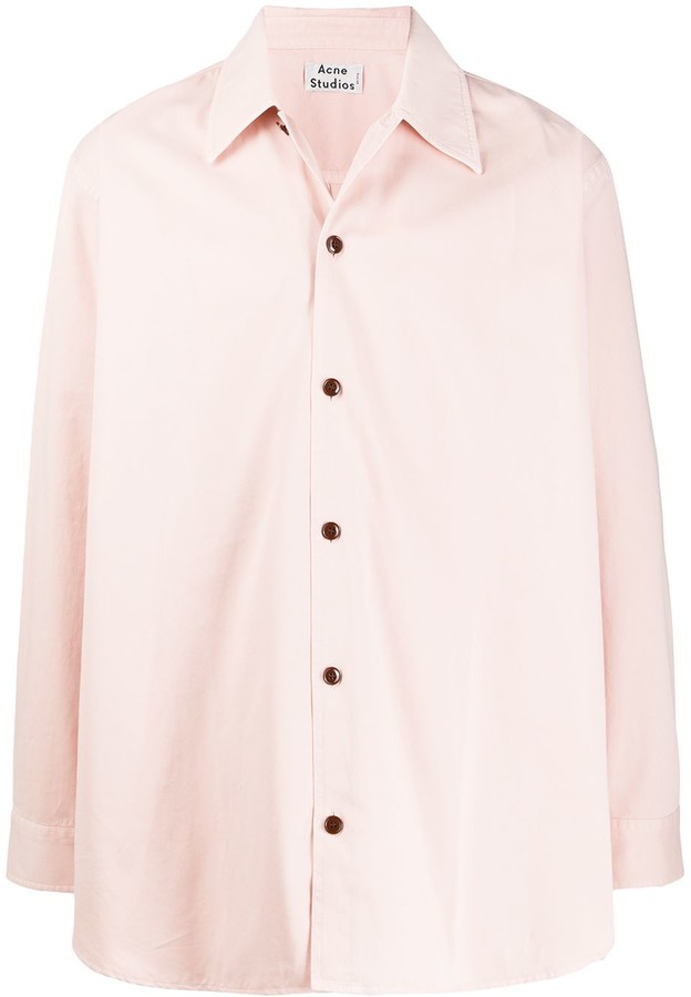 acne studios pink shirt