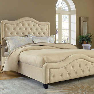 Asstd National Brand Liana Upholstered Bed with Nailhead Trim