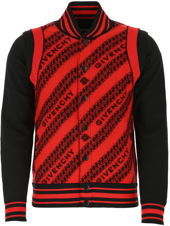 Givenchy Chain Jacquard Bomber Jacket ShopStyle