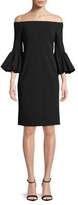 Thumbnail for your product : Eliza J Off The Shoulder Bell Sleeve Sheath Dress