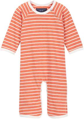 Toobydoo Skate Orange Striped Jumpsuit (Baby Boys)