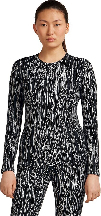 Icebreaker Merino 260 Tech Vertex Long-Sleeve Crewe GRX1 - Women's