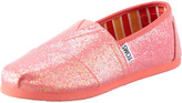 Thumbnail for your product : Toms Youth Coated Glitter Slip-On, Fuchsia