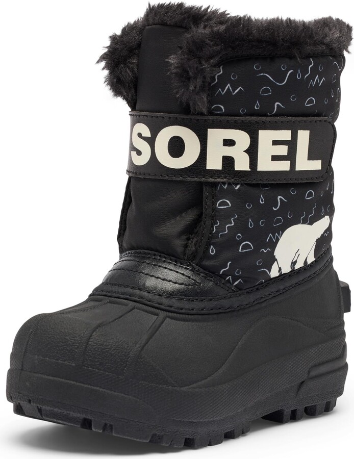Sorel Children's Snow Commander Boot - Black